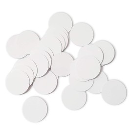THONSEN 25pcs NTAG215 NFC Tags Round 30mm(1.18 inch) Blank White NTAG215 NFC Cards Compatible TagMo Amiibo and All Android NFC Enabled Mobile Phones & Devices