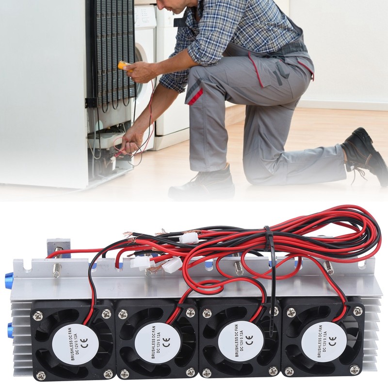 288W Peltier Thermoelectric Refrigeration Cooler DC 12V Semiconductor Air Conditioner