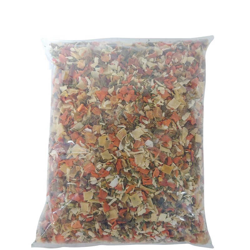 1 POUND-Vegetable Soup Blend Dried Dehydrated Vegetable Flakes-To Make Ramen