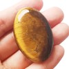 Manekieko Manekieko Natural Tiger's Eye Mini Oval Palm Pocket Healing