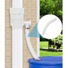 WADEO Rain Barrel Hose Connector, Compatible with Downspout Diverters(1.25'' Outlet