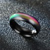 2/4/7/9Pcs Mood Ring Color Changing Rings Set Adjustable Butterfly Heart