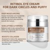 Retinol Caffeine Eye Cream with Collagen, Under Eye Cream for