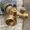Unbranded 3/4" Solid Brass Double Two Way Tap Connector Adaptor