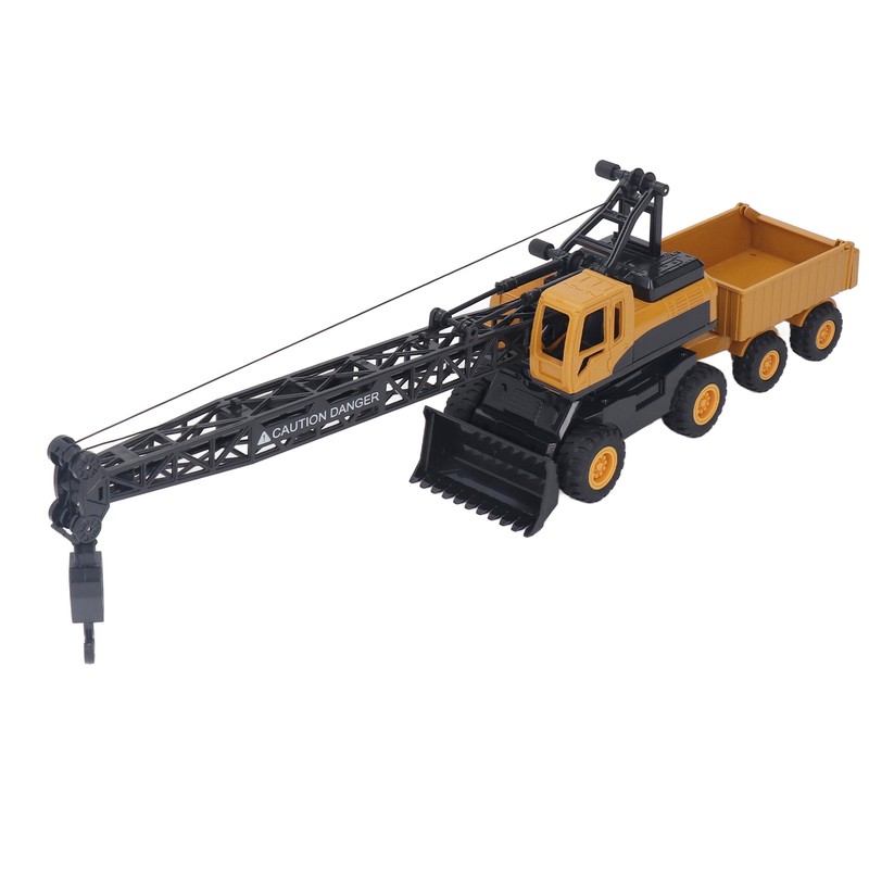 Crane Truck Toy 1:55 Strong Alloy Plastic Hand Eye Coordination