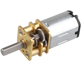 HALJIA N20 DC 12V 300RPM Micro Gear Box Speed Reducing Motor Mini Gear Box Motor Micro Speed Reduction Motor with 2 Terminals for RC Car Robot Model DIY Engine Toy