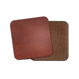 1 x American Football Coaster - Leather Dad Brother Sports Fun #8795