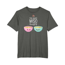You Make Miso Happy Funny - San Valentino Coppia d'amore Maglietta
