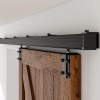 Ccjh 6.6FT Box Rail Hardware Sliding Barn Door Track Aluminium