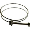 97-105mm Double Wire Screw Hose Clamp Stainless Steel for Ducting
