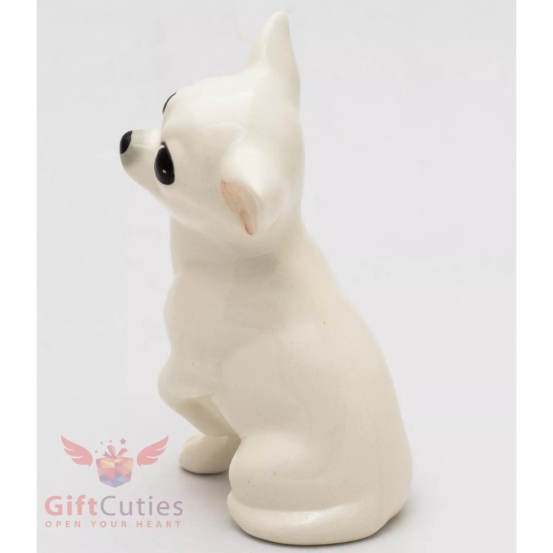 Porcelain Figurine of the Chihuahua dog