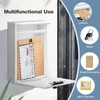 KINGCEPHAS Outside Wall-Mounted Mailbox with Combination Lock, Suggestion Box, Square