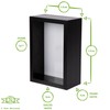 Nicola Spring 1x Black 5 x 7 inch 3D Deep