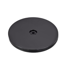 sourcing map 6inch Rotating Swivel Stand with Steel Ball Bearings Lazy Susan Base Turntable for Kitchen Corner Cabinets, Black