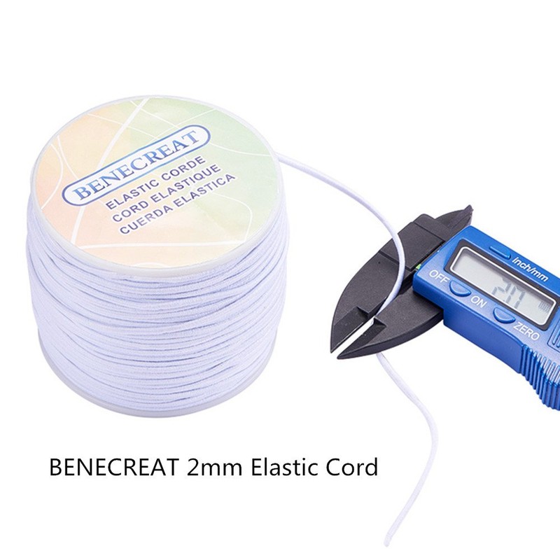 Benecreat Elastic Cord, Stretch, Thread, Beads, String, Fabric Crafting, String