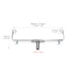 QWORK Aluminum Alloy Adjustable Paint Roller Frame for Large-Scale Projects,
