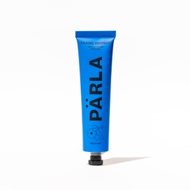 PÄRLA ENAMEL PROTECT Whitening Toothpaste - Fluoride 1450ppm for Teeth Sensitivity & Enamel Strength - Vegan, SLS-Free, Plastic-Free Aluminium Tube - Oral Care for Adults & Kids - Fresh Mint, 75ml
