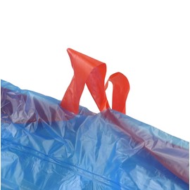 Fiaze 2.5 Gallon Garbage Bags, Blue Drawstring Trash Bag, 220 Counts