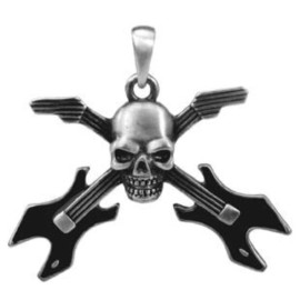 Unbranded Design Doranne "Skull Guitar" Necklace