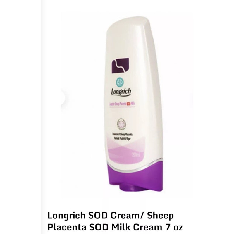 Longrich SOD Cream, Longrich SOD Lotion, Sheep Placenta SOD Milk