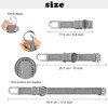 Elastic Jacket Gripper Travel Strap with D-ring Hooks and buckle,