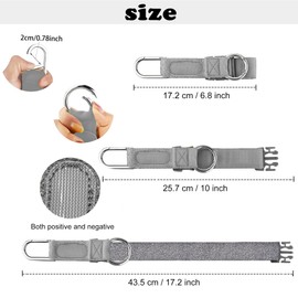 Elastic Jacket Gripper Travel Strap with D-ring Hooks and buckle, Suitcase Straps Belts Travel Accessories, Makes Your Hands Free,Gray
