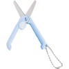 Blue Mini Folding Scissors Portable Foldable Travel Scissors Paper Cutter