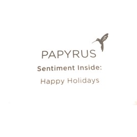 Papyrus Christmas Whlsl Cards Ppy, 1 EA