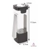 Importeek 6pz Contenedor Dispensador Azucarero Sal Especias Condimento