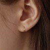 14k shimmer cutting one-touch ring earrings quantity / 14k 쉬머