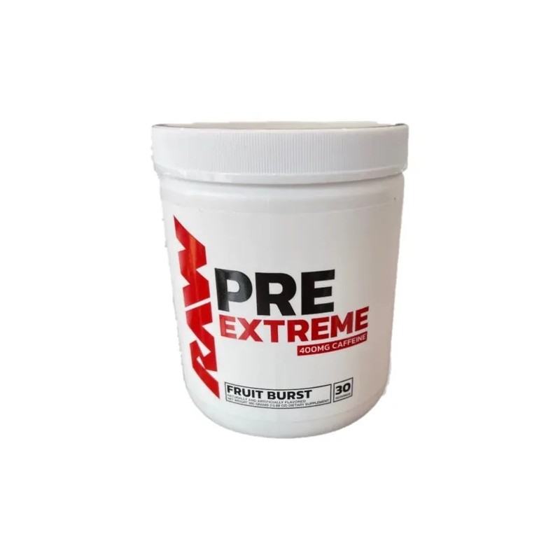 Pre Entreno Extreme Raw Nutrition 30 Serv Los Sabores Sabor