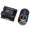 RGB LED Touch Remote Controller RF Wireless 6 Keys Circular