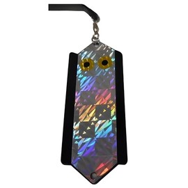 WCS Avian Spinner Bird Deterrent - Holographic Reflective Woodpecker Repellent with Predator Eyes - Wind-Powered, No Batteries - Protects Siding, Eaves & Trim from Pecking Damage