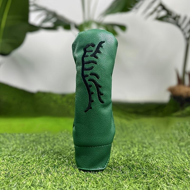 Abstract Tiger Golf Club Head Cover, Green, Durable & Waterproof,