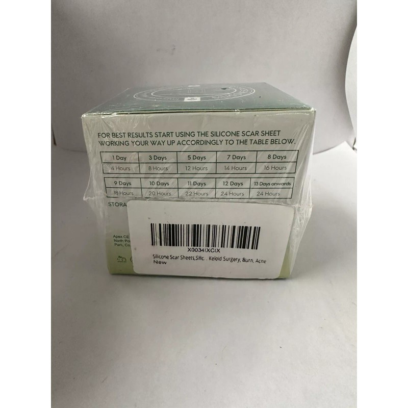 Elaimei Silicone Scar Sheets Roll 1.6" x 120” EXP 09/2025