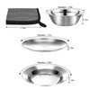 Camping Mess Kit - 1 to 2 Persons Camping Dishes