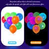 120 Pcs UV Neon Balloons, Neon Glow Party Balloons UV