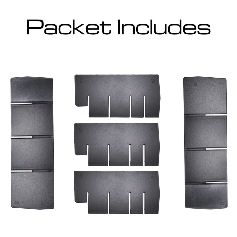 SENSHINE Center Console Organizer Divider for Ford F150 2021 2022