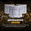 Mann Lake Nutrition Honey Labels, Self-Adhesive, Easy-to-Apply, Boost Honey Sales,
