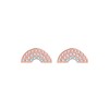 Olivia Burton OBJRBE05 Women's Stud Earrings Rainbow Rose Gold Collection,