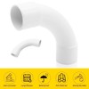 ZWWOGE Pack of 12 Pipe Elbows M16 PVC Pipe Elbow
