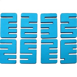 Puzzle Master Lattice - Metal Puzzle, 2.76 inches, Blue