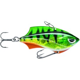 Rapala - Fishing lure Rap-V Blade - fishing accessories plastic / metal body - freshwater spinning bait - sinking - running depth: variable - size: 6 cm / 14g - made in Estonia - live perch