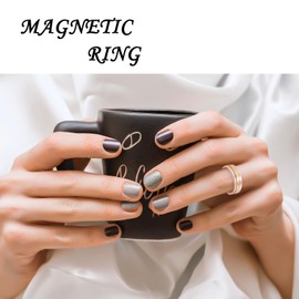 Wollet Copper Ring for Women for Arthritis and Joints, Magnetic Therapy Ring, Pure Copper Jewelry, 3500 Gauss Magnet (Small for Women)