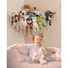 iKeelo Teddy Hammocks, Corner Toy Storage Net for Stuffed Animals,