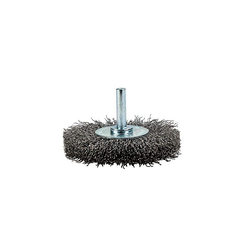 Forney 72254 Wire Wheel Brush, Coarse Crimped with 1/4" Round