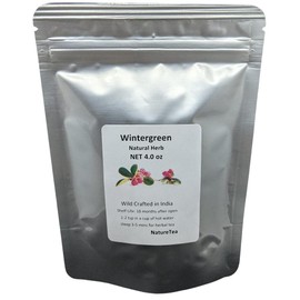 Wintergreen Leaf - Dried Gaultheria procumbens Leaf C/S from 100% Nature (2 oz)