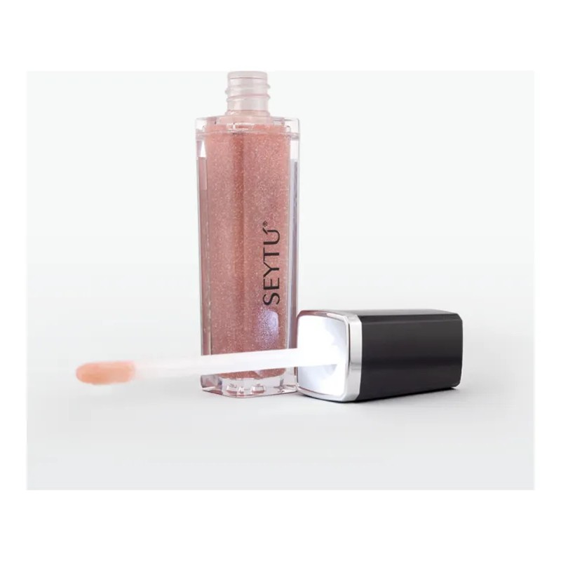 Brillo Labial Diamante Con Luz Y Espejo Seytú Diamante