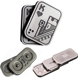 OBEST Fidget Toys Adults 3PCS Fidget Slider Toy Metal Poker Finger Cursor Rollers Adult Fingertip Toys Metal Fidget Slider EDC Adult Fidget Toys Value Pack for Adult Gifts