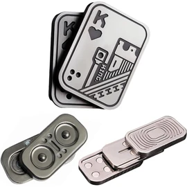 OBEST Fidget Toys Adults 3PCS Fidget Slider Toy Metal Poker Finger Cursor Rollers Adult Fingertip Toys Metal Fidget Slider EDC Adult Fidget Toys Value Pack for Adult Gifts